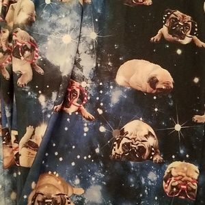 See You Monday Pugs in Space Leggings